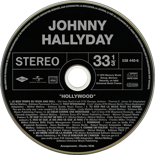 CD  papersleeve Universal Hollywood 538 440-6