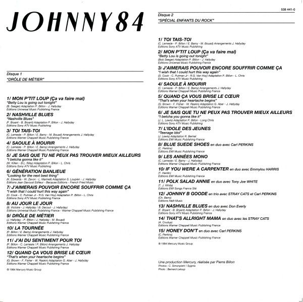 CD  papersleeve 2018-07-06 CD Universal Hallyday 84 538 348-4