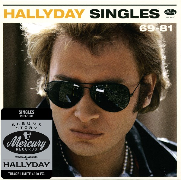 CD  papersleeve Universal Hallyday Singles 69-81 538 341-0