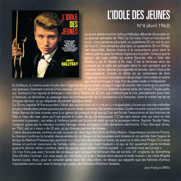 CD  papersleeve Universal L'lidole des jeunes 538 602-0 