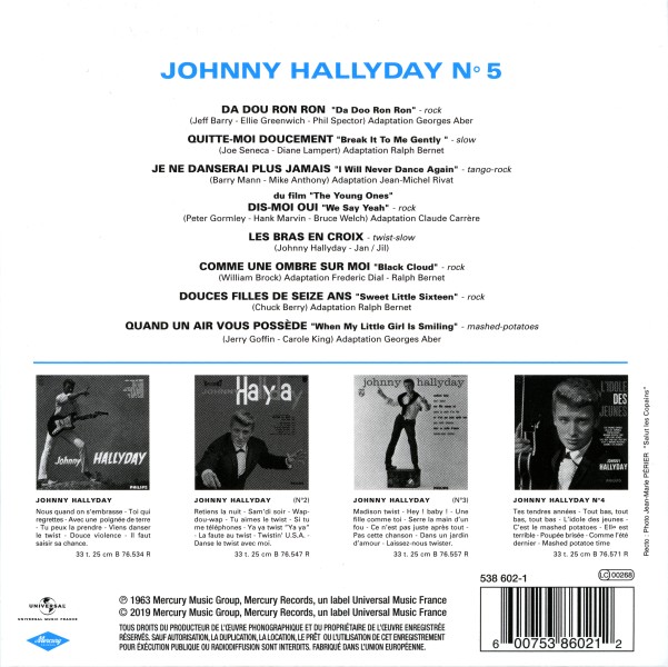 CD  papersleeve Universal Da dou ron ron 538 602-1 