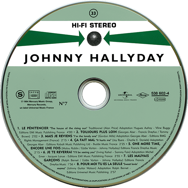 CD  papersleeve Universal Le pnitencier 538 602-4 