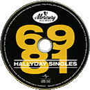 CD  papersleeve Universal Hallyday Singles 69-81 538 341-0