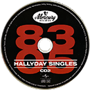 CD  papersleeve Universal Hallyday Singles83-05 538 446-2