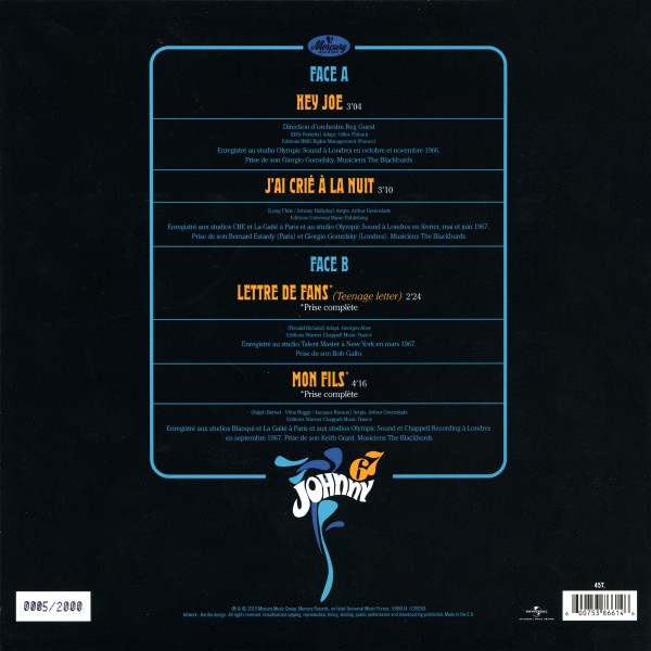 Maxi 45 tours Hey Joe Universal 5386614 