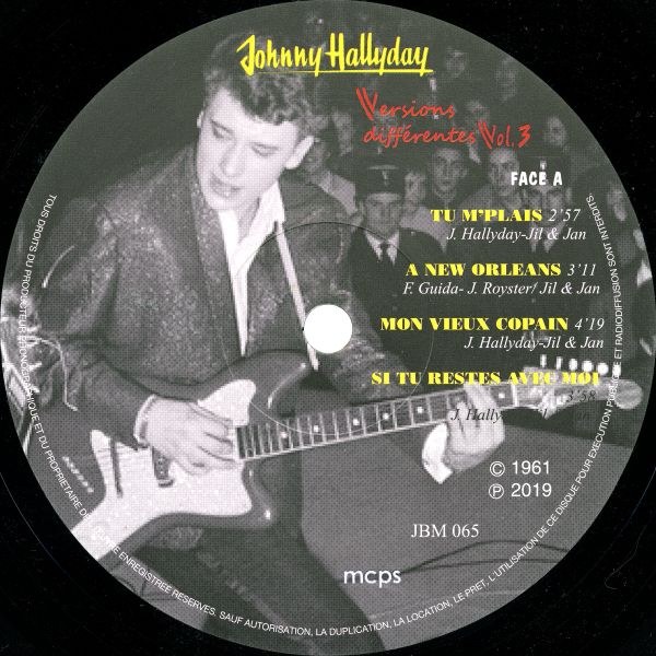 LP Johnny Hallyday Versions diffrentes Vol 3 JBM 065