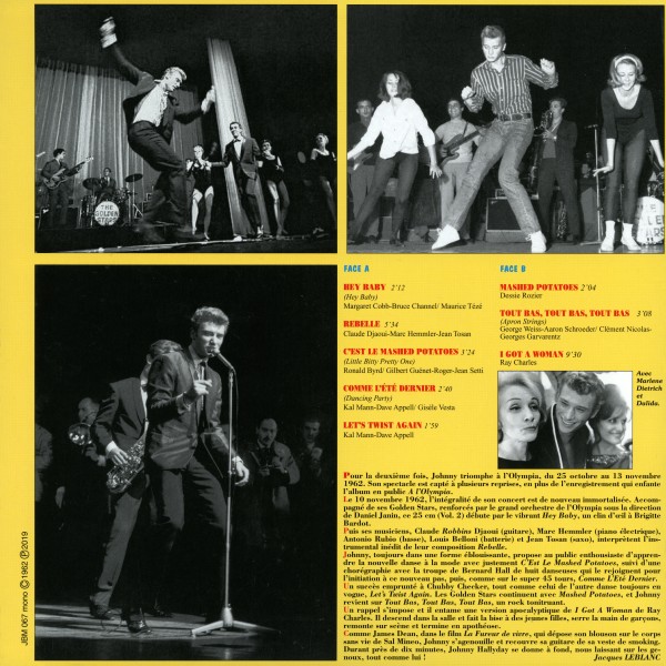 LP Olympia 10 novembre 1962 concert integral Vol 2 JBM 067