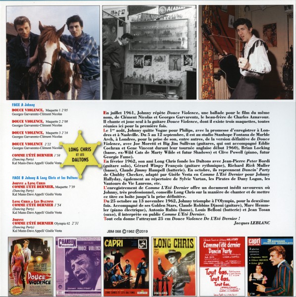 LP 25cm  Douce violence de l't dernier JBM 068