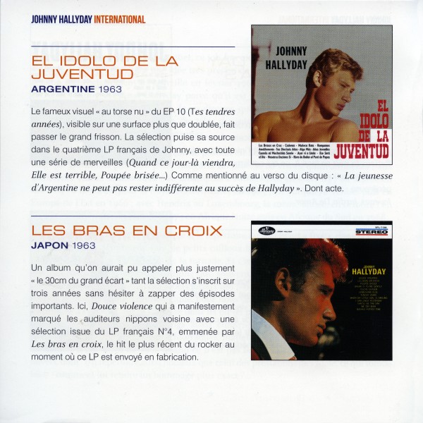 Coffret CD paper sleeve Johnny Hallyday International Universal 538 740-6