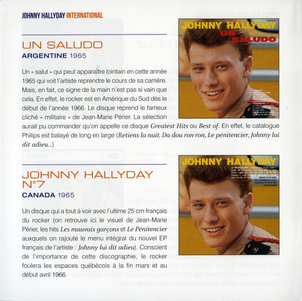 Coffret CD paper sleeve Johnny Hallyday International Universal 538 740-6