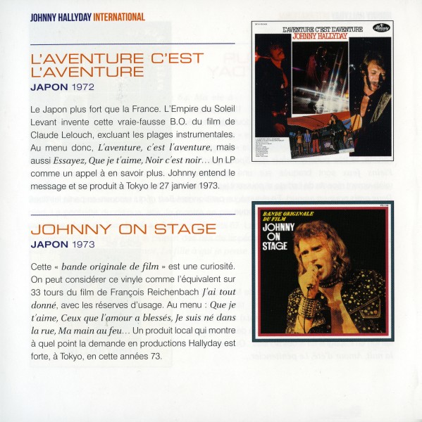 Coffret CD paper sleeve Johnny Hallyday International Universal 538 740-6