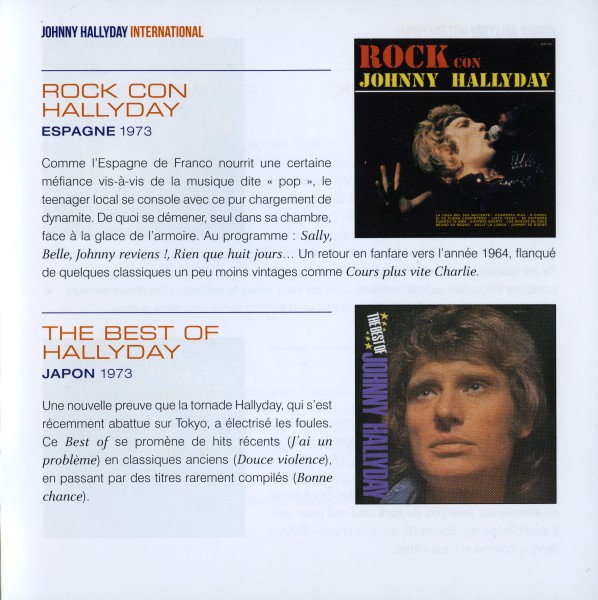 Coffret CD paper sleeve Johnny Hallyday International Universal 538 740-6