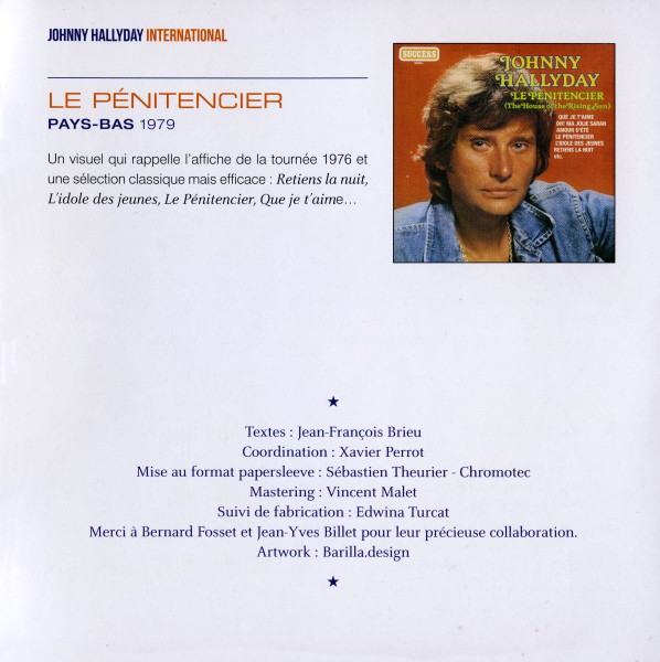Coffret CD paper sleeve Johnny Hallyday International Universal 538 740-6