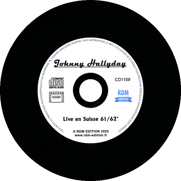 CD Live en Suisse 61/62  RDM Edition CD1159