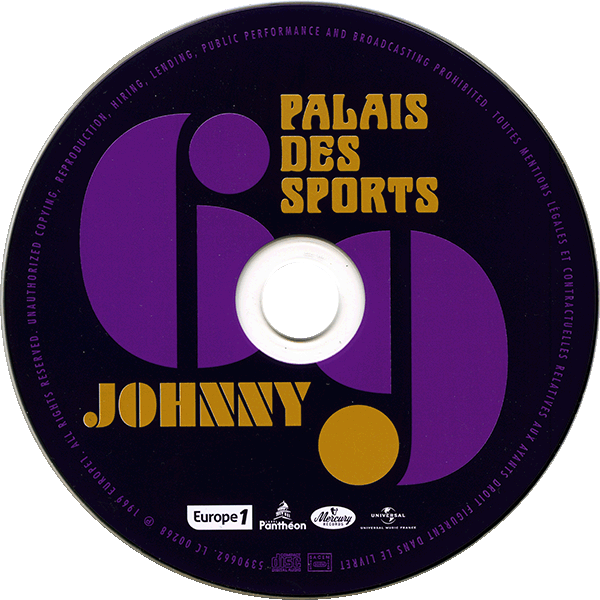 Livre LP-CD-DVD Johnny 69 Universal 539 0655