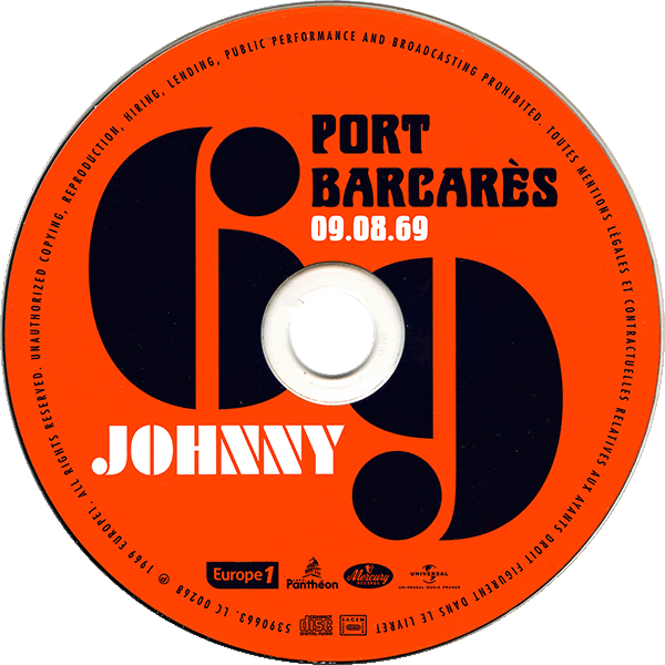 Livre LP-CD-DVD Johnny 69 Universal 539 0655
