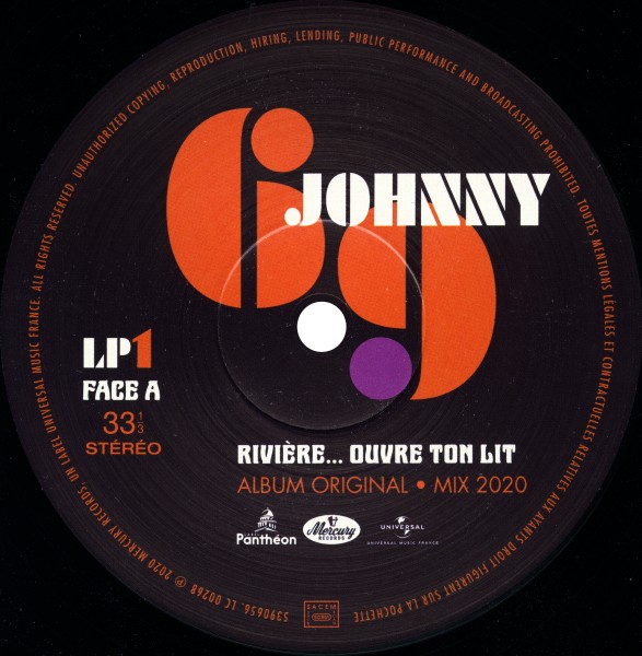 Livre LP-CD-DVD Johnny 69 Universal 539 0655