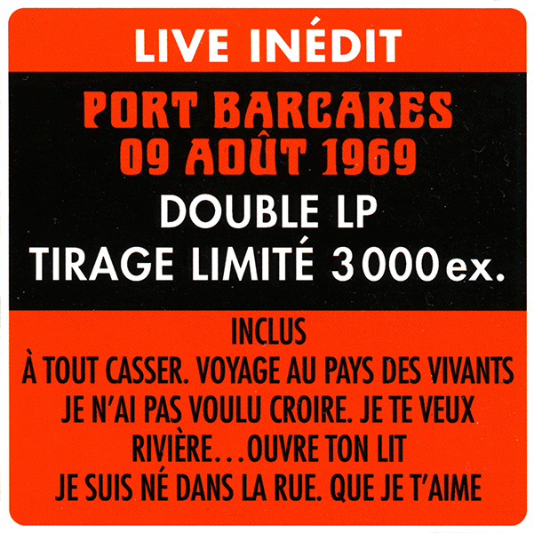LP Johnny 69 Live Port Barcares 9 aot 1969 Universal 539 0670