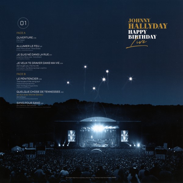 Coffret LP Happy birthday live Parc de Sceaux 15-06-2000 Universal 089 4513