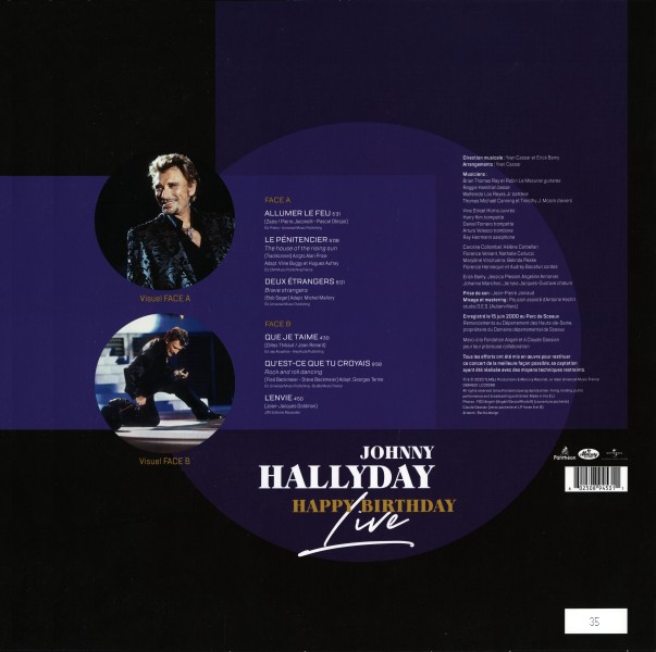 LP Pic Happy birthday live Universal 089 4531