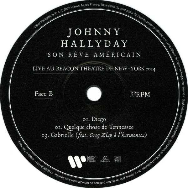 Coffret LP CD DVD Son rve amricain Warner 0190295247904