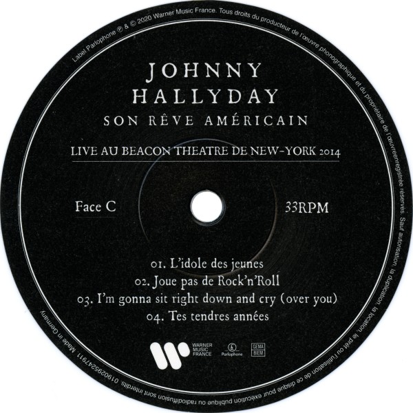 Coffret LP CD DVD Son rve amricain Warner 0190295247904