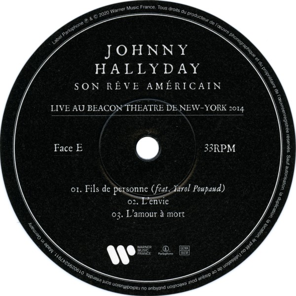 Coffret LP CD DVD Son rve amricain Warner 0190295247904