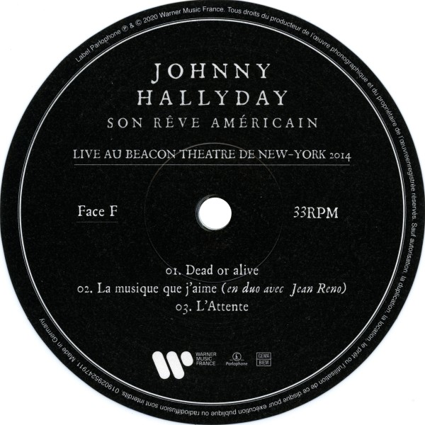 Coffret LP CD DVD Son rve amricain Warner 0190295247904