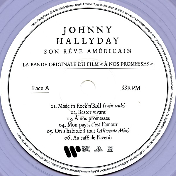 Coffret LP CD DVD Son rve amricain Warner 0190295247904