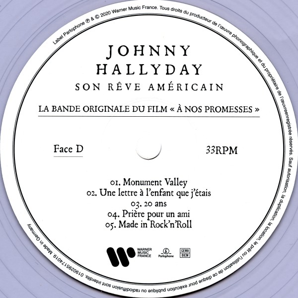 Coffret LP CD DVD Son rve amricain Warner 0190295247904