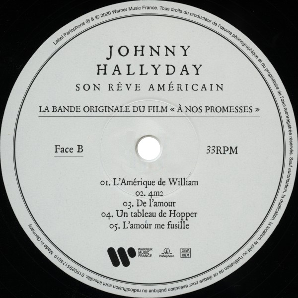 LP A nos promesses Warner 0190295174019