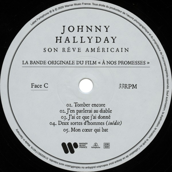 LP A nos promesses Warner 0190295174019