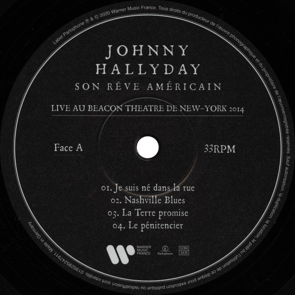 LP Live Au Beacon Theatre de New York 2014  Warner 0190295247911