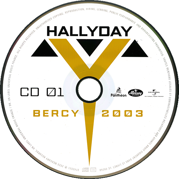 Double CD Bercy 2003 Universal 074 2036