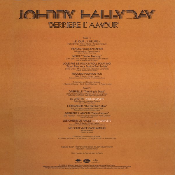 LP Derrire l'amour Hachette  M 01372-2-f