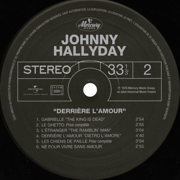LP Derrire l'amour Hachette  M 01372-2-f