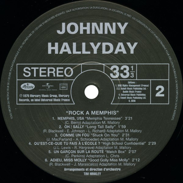 LP  Rock  Memphis Hachette M 01372 - 7 - f