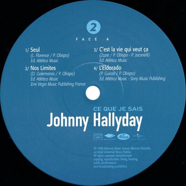 LP Ce que je sais Hachette M 01372 - 9 - F