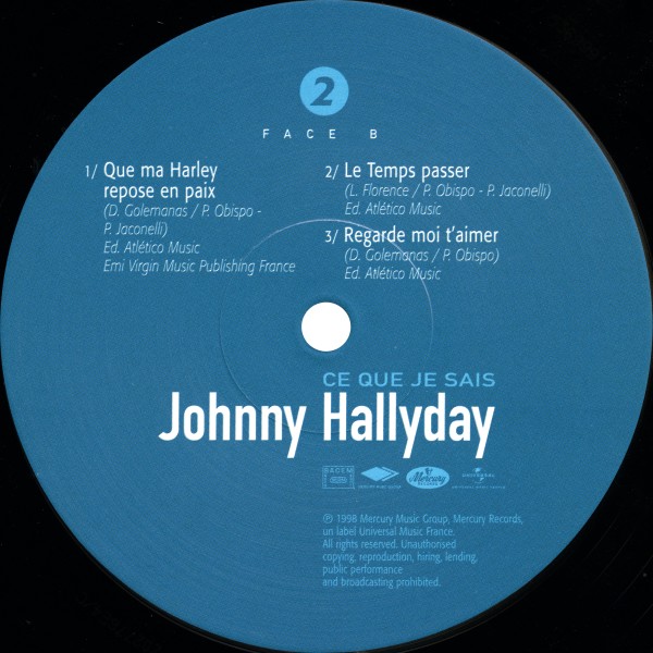 LP Ce que je sais Hachette M 01372 - 9 - F