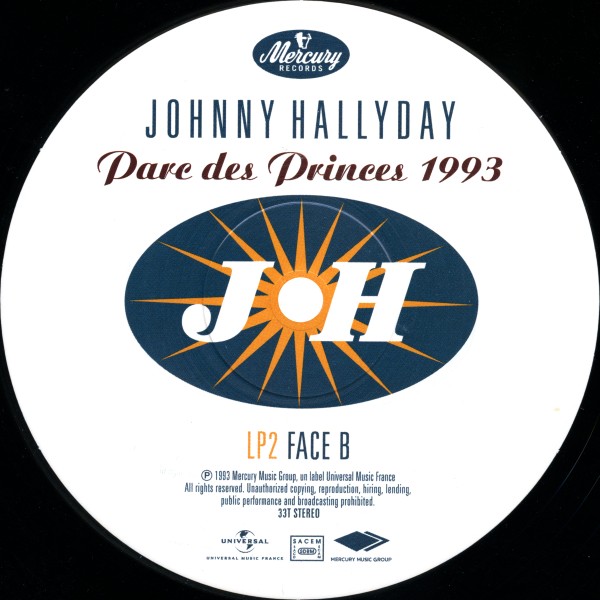 LP Parc des Princes 1993 Hachette M 01372 - 15 - F