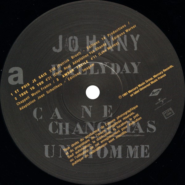 LP Ca ne change pas un homme Hachette M 01372 - 21 - F