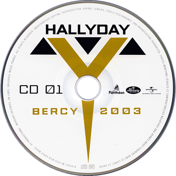 Coffret 2 CD - 1 DVD Bercy 2003 Universal 07 42030