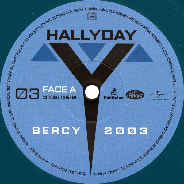 Coffret LP-CD-DVD Piano Collector Bercy 2003 Universal 3500889