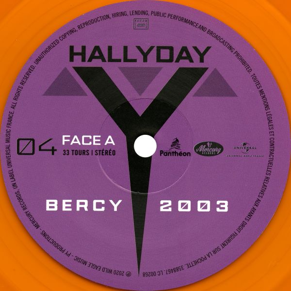 Coffret LP-CD-DVD Piano Collector Bercy 2003 Universal 3500889