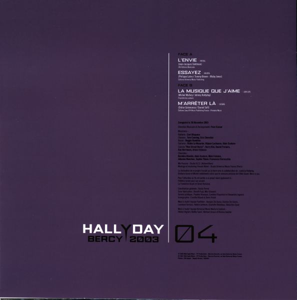 Coffret LP-CD-DVD Piano Collector Bercy 2003 Universal 3500889