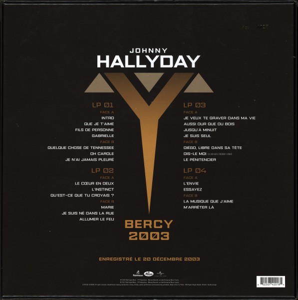 LP couleur Bercy 2003  Universal 0742018