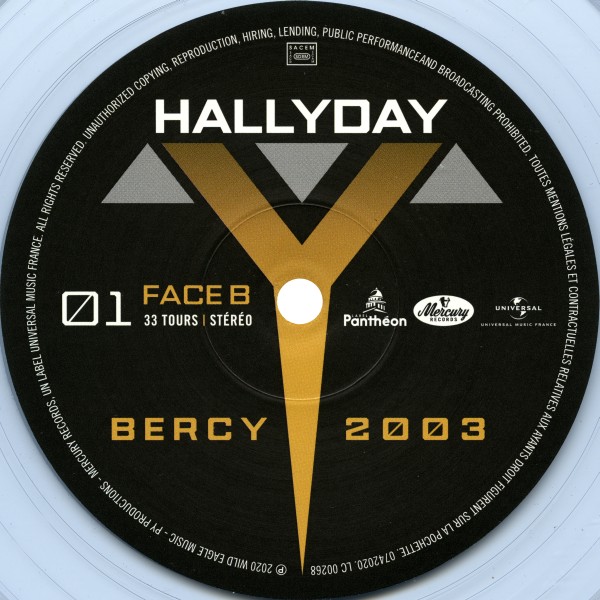 LP couleur Bercy 2003  Universal 0742018