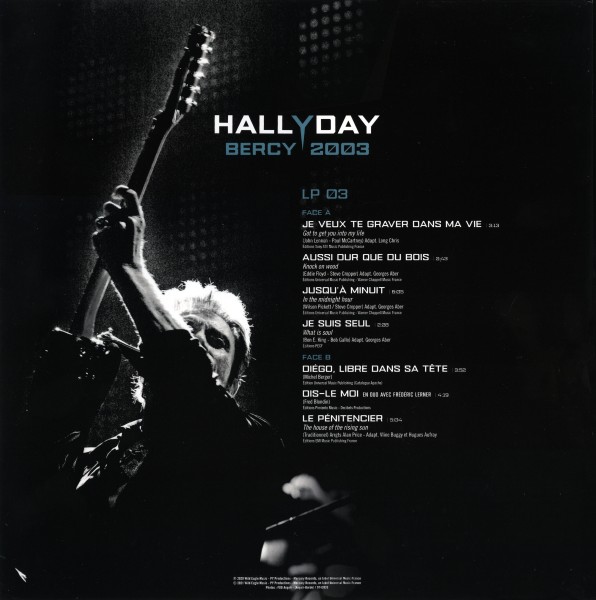 LP couleur Bercy 2003  Universal 0742018