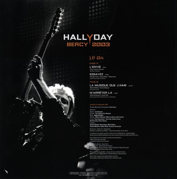 LP couleur Bercy 2003  Universal 0742018