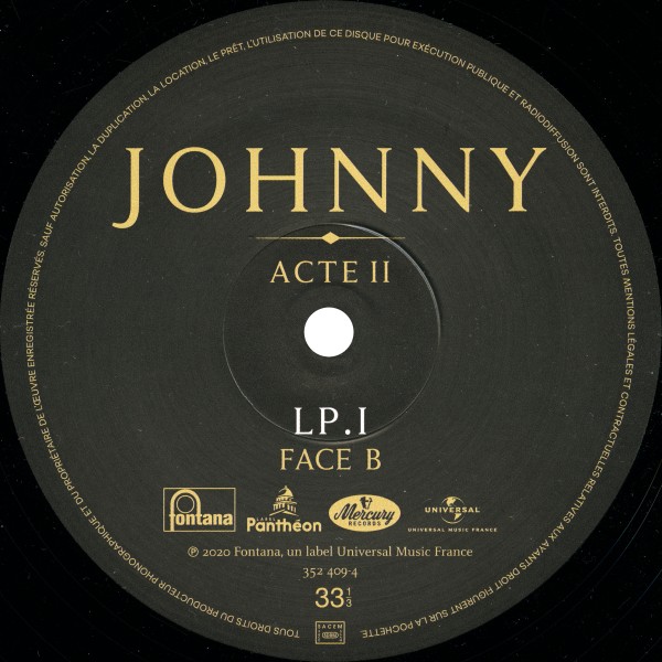 LP Johnny Acte II  Universal 352 409-3